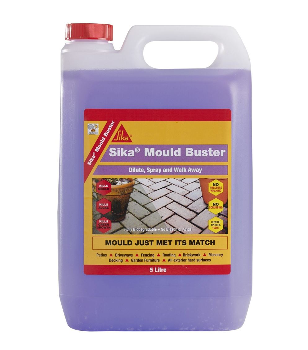 Sika Mould Buster 5L Only £21.95 - FREE Delivery & Bulk Discounts | SPC ...