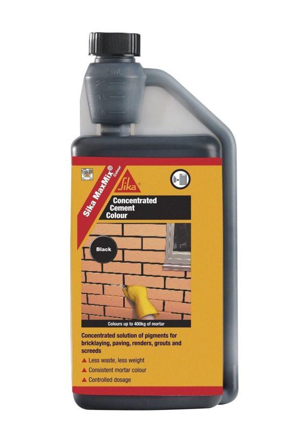 Sika Maxmix Concentrated Cement Colour 1l Black