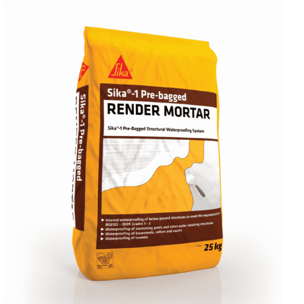 Sika 1 Pre Bagged Render Mortar